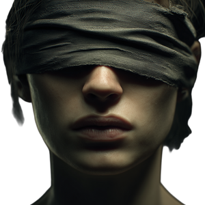 Blindfolded Confusion Vinyl Car Decal Sticker – Waterproof & UV-Resistant 6.826666666666667"