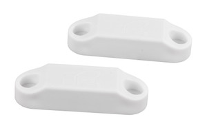 JR Products Magnetic RV Access Door Latch | Premium Magnets, White ABS, Easy Install