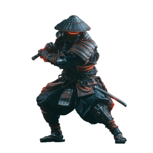 Futuristic Samurai V19 Vinyl Car Decal Sticker – Waterproof & UV-Resistant 3.4133333333333336"