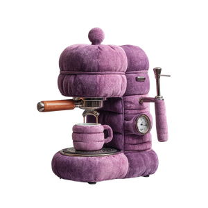 Purple Fabric Coffee Maker Vinyl Car Decal Sticker – Waterproof & UV-Resistant 6.826666666666667"