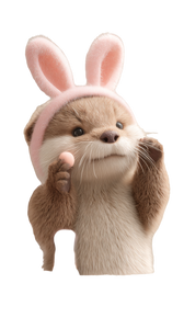 Fluffy Otter Makeup Vinyl Car Decal Sticker – Waterproof & UV-Resistant 9.706666666666667" Fluffy Otter Makeup Vinyl Car Decal Sticker – Waterproof & UV-Resistant 9.706666666666667"