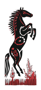 Horse Totem Vinyl Car Decal Sticker – Waterproof & UV-Resistant 5.333333333333333"