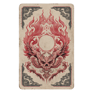 Flame Imp Tarot Vinyl Car Decal Sticker – Waterproof & UV-Resistant 6.826666666666667"