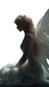 Mermaid To Angel Vinyl Car Decal Sticker – Waterproof & UV-Resistant 9.706666666666667"