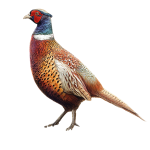 Pheasant In Grass Vinyl Car Decal Sticker – Waterproof & UV-Resistant 3.4133333333333336"