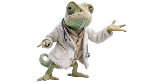 Doctor Chameleon V2 Vinyl Car Decal Sticker – Waterproof & UV-Resistant 5.4