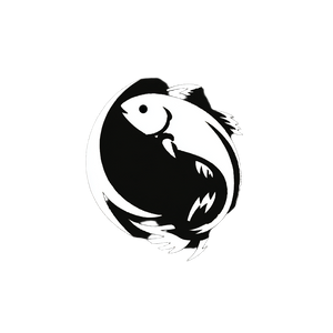 Jumping Fish Icon Vinyl Car Decal Sticker – Waterproof & UV-Resistant 3.4133333333333336"