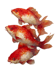 Red Carp Painting Vinyl Car Decal Sticker – Waterproof & UV-Resistant 4.1066666666666665"