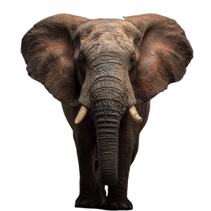 Elephant Portrait V2 Vinyl Car Decal Sticker – Waterproof & UV-Resistant 3.4133333333333336"