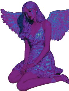 Crying Angel Woman Vinyl Car Decal Sticker – Waterproof & UV-Resistant 8.213333333333333" Crying Angel Woman Vinyl Car Decal Sticker – Waterproof & UV-Resistant 8.213333333333333"