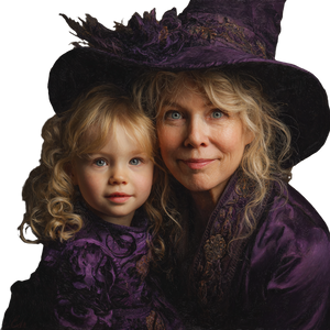 Witch Grandmother And Granddaughter Vinyl Car Decal Sticker – Waterproof & UV-Resistant 6.826666666666667" Witch Grandmother And Granddaughter Vinyl Car Decal Sticker – Waterproof & UV-Resistant 6.826666666666667"
