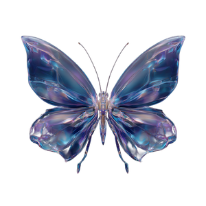 Futuristic Glass Butterfly Vinyl Car Decal Sticker – Waterproof & UV-Resistant 6.826666666666667" Futuristic Glass Butterfly Vinyl Car Decal Sticker – Waterproof & UV-Resistant 6.826666666666667"