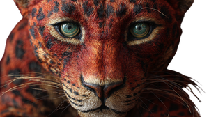 Emerald-Eyed Leopard Vinyl Car Decal Sticker – Waterproof & UV-Resistant 5.4