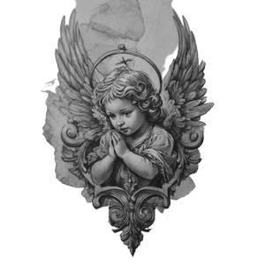 Chicano Angel Tattoo Vinyl Car Decal Sticker – Waterproof & UV-Resistant 6.826666666666667" Chicano Angel Tattoo Vinyl Car Decal Sticker – Waterproof & UV-Resistant 6.826666666666667"