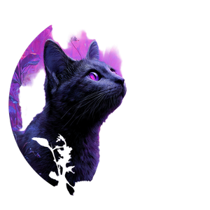 Retro Cat Sign V2 Vinyl Car Decal Sticker – Waterproof & UV-Resistant 3.4133333333333336"
