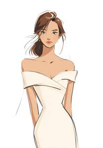 Bride Illustration Vinyl Car Decal Sticker – Waterproof & UV-Resistant 4.373333333333333" Bride Illustration Vinyl Car Decal Sticker – Waterproof & UV-Resistant 4.373333333333333"