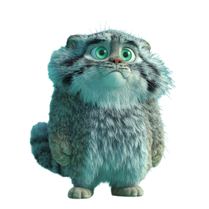 Fluffy Manul Mascot Vinyl Car Decal Sticker – Waterproof & UV-Resistant 6.826666666666667"