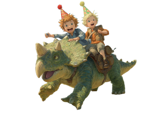 Dinosaur Birthday Race Vinyl Car Decal Sticker – Waterproof & UV-Resistant 6.1866666666666665"