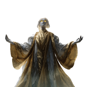 Divine Genderless Prophet Vinyl Car Decal Sticker – Waterproof & UV-Resistant 3.4133333333333336"