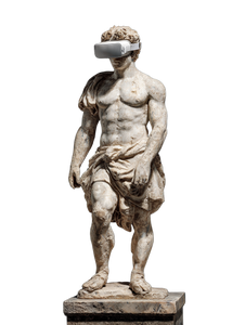 Greek Statue Vr Vinyl Car Decal Sticker – Waterproof & UV-Resistant 8.213333333333333"
