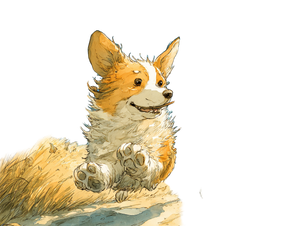 Playful Corgi Chase Vinyl Car Decal Sticker – Waterproof & UV-Resistant 3.0933333333333333"