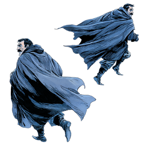 Fleeing Aristocrat Vinyl Car Decal Sticker – Waterproof & UV-Resistant 3.4133333333333336"