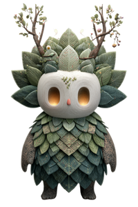 Forest Spirit Creature V2 Vinyl Car Decal Sticker – Waterproof & UV-Resistant 8.96"