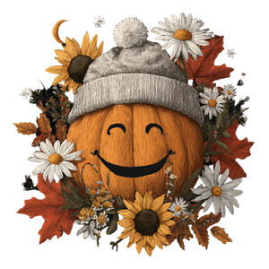 Friendly Pumpkin Vinyl Car Decal Sticker – Waterproof & UV-Resistant 3.4133333333333336"