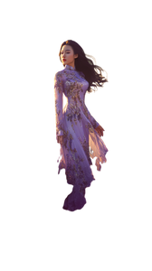 Vietnamese Princess Vinyl Car Decal Sticker – Waterproof & UV-Resistant 9.706666666666667" Vietnamese Princess Vinyl Car Decal Sticker – Waterproof & UV-Resistant 9.706666666666667"
