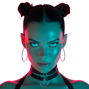 Cyberpunk Ai Influencer Vinyl Car Decal Sticker – Waterproof & UV-Resistant 3.4133333333333336"
