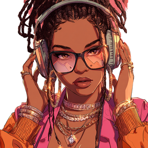 Cartoony Dj Woman Vinyl Car Decal Sticker – Waterproof & UV-Resistant 3.4133333333333336" Cartoony Dj Woman Vinyl Car Decal Sticker – Waterproof & UV-Resistant 3.4133333333333336"