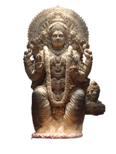Lakshmi Narayana Divine Vinyl Car Decal Sticker – Waterproof & UV-Resistant 8.213333333333333"