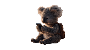 Urban Koala Vinyl Car Decal Sticker – Waterproof & UV-Resistant 5.4