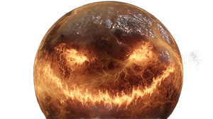 Terrifying Celestial Venus Vinyl Car Decal Sticker – Waterproof & UV-Resistant 2.72"