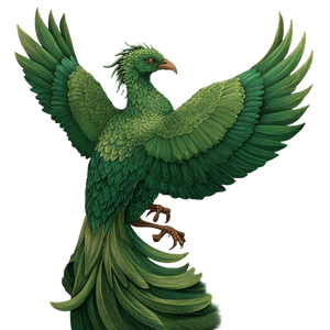 Green Phoenix Rising V2 Vinyl Car Decal Sticker – Waterproof & UV-Resistant 3.4133333333333336"