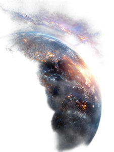 Earth In Space V6 Vinyl Car Decal Sticker – Waterproof & UV-Resistant 8.213333333333333"