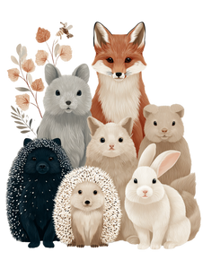 Woodland Animals Vinyl Car Decal Sticker – Waterproof & UV-Resistant 8.213333333333333" Woodland Animals Vinyl Car Decal Sticker – Waterproof & UV-Resistant 8.213333333333333"