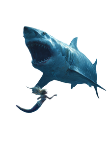 Shark Chases Mermaid Vinyl Car Decal Sticker – Waterproof & UV-Resistant 8.213333333333333" Shark Chases Mermaid Vinyl Car Decal Sticker – Waterproof & UV-Resistant 8.213333333333333"