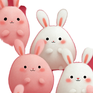 Cute Bunny V4 Vinyl Car Decal Sticker – Waterproof & UV-Resistant 3.4133333333333336" Cute Bunny V4 Vinyl Car Decal Sticker – Waterproof & UV-Resistant 3.4133333333333336"