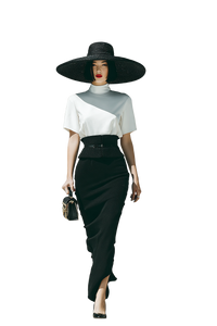 Elegant Parisian Woman V21 Vinyl Car Decal Sticker – Waterproof & UV-Resistant 4.4