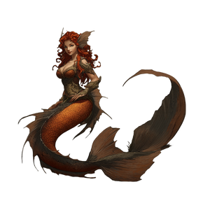 Feral Wild Mermaid Vinyl Car Decal Sticker – Waterproof & UV-Resistant 3.4133333333333336"