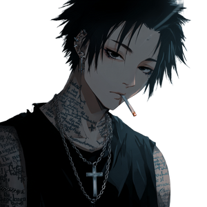 Gothic Anime Youth Vinyl Car Decal Sticker – Waterproof & UV-Resistant 3.4133333333333336"