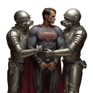 Arresting Superman Vinyl Car Decal Sticker – Waterproof & UV-Resistant 3.4133333333333336"