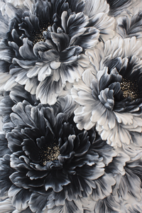 Sculptural Carnation Flowers Vinyl Car Decal Sticker – Waterproof & UV-Resistant 4.4