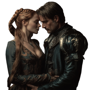 Sansa And Jaime Vinyl Car Decal Sticker – Waterproof & UV-Resistant 6.826666666666667"
