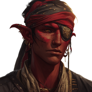 Tiefling Pirate Vinyl Car Decal Sticker – Waterproof & UV-Resistant 3.4133333333333336" Tiefling Pirate Vinyl Car Decal Sticker – Waterproof & UV-Resistant 3.4133333333333336"