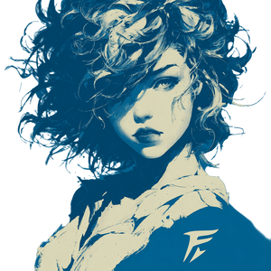 Curly Hair Logo Vinyl Car Decal Sticker – Waterproof & UV-Resistant 3.4133333333333336"