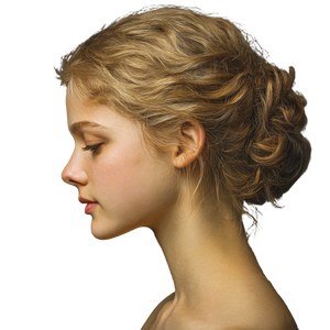 Classical Portrait Beauty Vinyl Car Decal Sticker – Waterproof & UV-Resistant 3.4133333333333336"