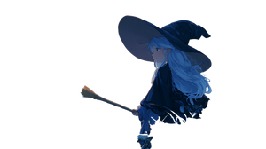 Silver-Haired Witch V3 Vinyl Car Decal Sticker – Waterproof & UV-Resistant 5.4