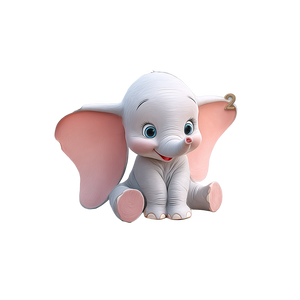 Elephant Clock Plaque Vinyl Car Decal Sticker – Waterproof & UV-Resistant 3.4133333333333336"